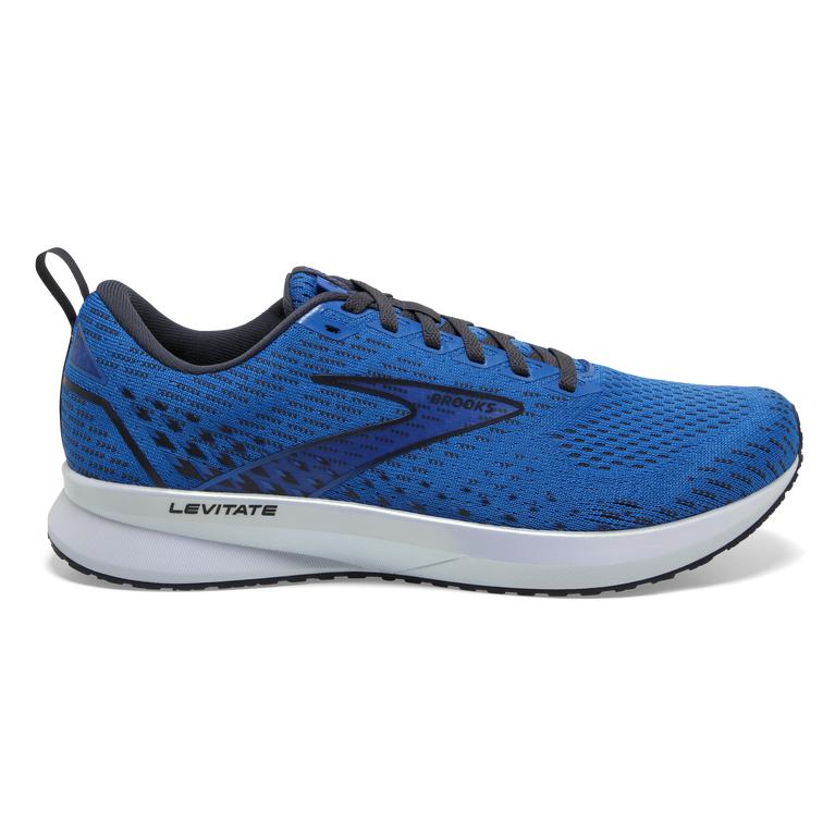 Brooks Men's Levitate 5 Road Running Shoes - Blue/India Ink/White (HVQU27039)